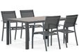 Lifestyle Garden Furniture Lifestyle Sella/Young 155 cm dining tuinset 5-delig
