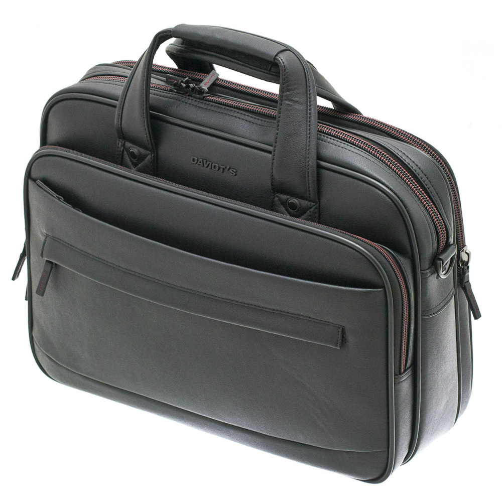 Davidt's Oran Synthetic Multifunction Bag Netbook + 15" black Zwart