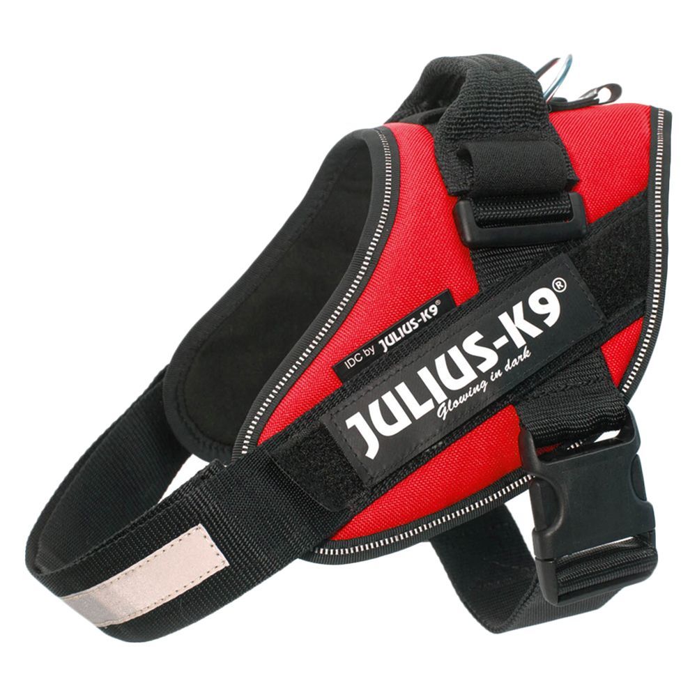 JULIUS K9 IDC®-Powertuigje - Rood - Maat Mini: borstomvang 49 - 67 cm