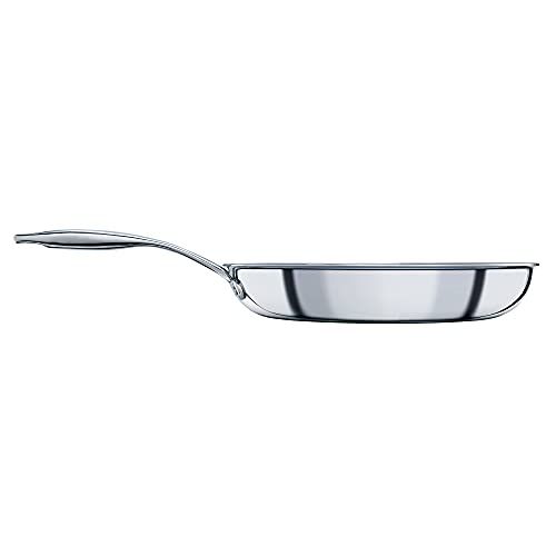 Circulon SteelShield Roestvrijstalen Koekenpan 28 cm - Inductie - Hybride Antiaanbaklaag