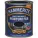 Hammerite Peinture Direct Sur Rouille Satinée Noir 0,75 L