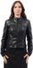 Guess Leren jas New Fiammetta Zwart XXL