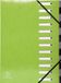 Exacompta 6x IDERAMA® Harmonika Sorteermap - 12 indelingen - Anijsgroen