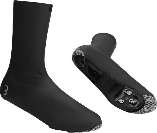 BBB RaceFlex Zipperless Overschoenen - Waterdicht & Winddicht - Zwart - Maat 43/44