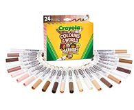 Crayola Colours of the World 24 Afwasbare Viltstiften