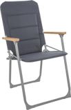 Redcliffs Outdoor Campingstoel Donkergrijs Aluminium 62x55x92cm
