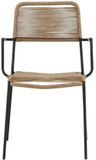 Hioshop Lindos Tuinstoel Bruin
