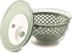 Equivera Essoreuse à salade - Vert Plastique - Rond - Lavable au lave-vaisselle