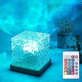 M mimotec - Led-kleurentouch-lamp | RGB kleurverandering | afstandsbediening | USB-kabel | LED-verlichting ideaal voor decoratieve en tafelverlichting model LM9212