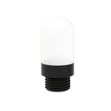 Riegler Kunststof demper, polyethyleen, G 1, poriënbreedte 40-50 μm, werkdruk max. 6 bar, bedrijfstemperatuur 5 °C tot 80 °C.