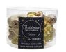 Decoris Figuur glas mix goud 12st Kerst