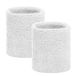 Merkloos / Sans marque Myrtle Beach Zweetbandjes - 10 stuks - Lichtgrijs - Katoen