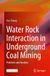 Water Springer Nature Water Rock Interaction in Underground Coal Mining