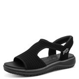 Jana Coshy Dames Sandaaltje 8-28775-46 001 H-breedte Zwart Maat 39 EU
