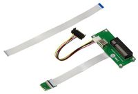 KALEA-INFORMATIQUE Riser PCIe x8 naar M2 E A Key adapter met 15 cm of 25 cm afgeschermde kabel