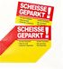 Cartes d'avertissement Mal garé - Lot de 100 - Carton résistant aux intempéries