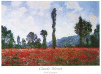PGM Your Decoration B.V. Kunstdruk Claude Monet - Field of Poppies 80x60cm