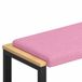 vidaXL - Coussin de banc - Tissu - Rose