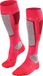 FALKE SK4 warm dun wol functioneel materiaal skisokken dames rood - maat 41-42