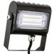 EMOS LED reflector Profi+ 15W CW aluminium zwart 15,5 x 5,5 x 18 cm