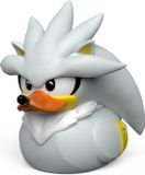 Numskull TUBBZ Canard en caoutchouc Sonic the Hedgehog Silver the Hedgehog (Première édition) - 9cm