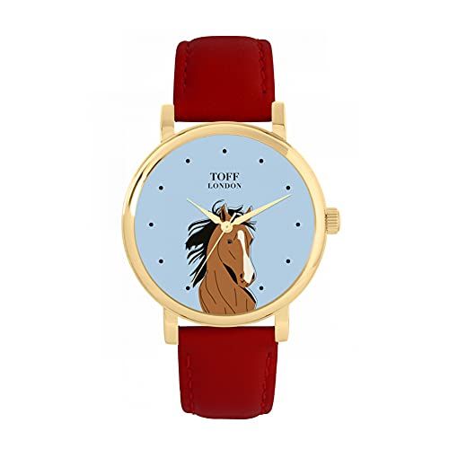 Toff London Bruin Arabisch paardenhoofdhorloge - 5059656659112