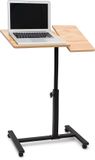Merkloos Relaxdays Laptoptafel op wieltjes