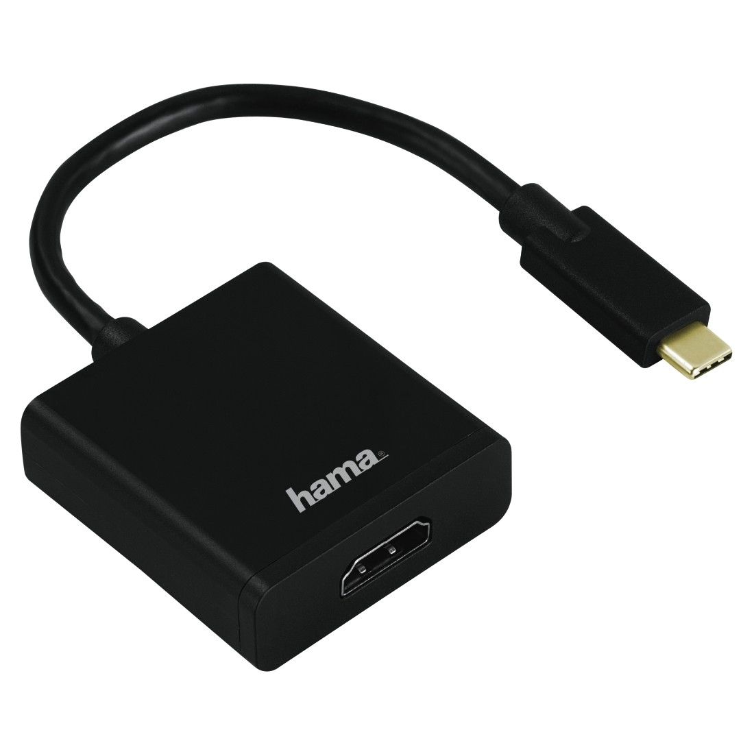 Hama USB-C/HDMI Adapter - 3840 x 2160 - Zwart