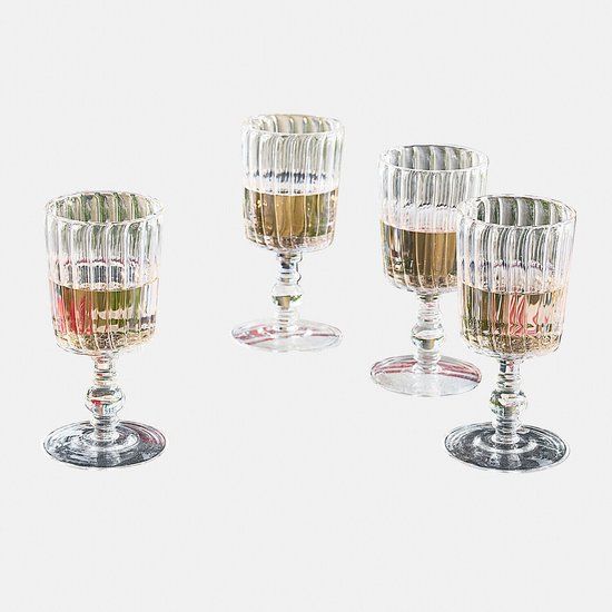 LOBERON Glas set van 4 Lianzo helder