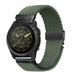 By Qubix Qubix - Braided Nylon Watch Strap - 20mm Quickfit - Green - Compatible with Garmin Instinct E - 40mm