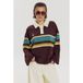HARPER & YVE katoenen gestreepte sweater - bruin