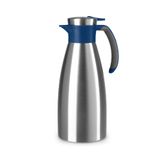 EMSA Soft Grip Enkele theepot 1500 ml Blauw, Roestvrijstaal