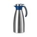 EMSA Soft Grip Enkele theepot 1500 ml Blauw, Roestvrijstaal