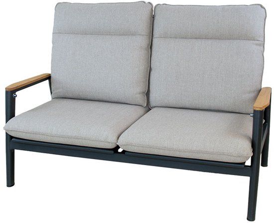 Oosterik Home Merino lounge 2-zitsbank midnight grey sunny creme