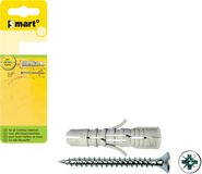 pgb-Europe SMART | plug +schroef vzk Ø 10x50 NZn | 4 st