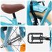 vidaXL Vélo enfant 12 pouces bleu clair