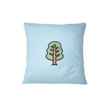 Bona Basics Decoratieve kussenhoes Lichtblauw 45x45 cm