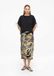 s.Oliver - Gestructureerde midirok met split en elastische tailleband