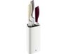 WMF Elements Joy Messenblok met messenset, 4-delig, 3 messen, wit