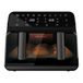 Cecotec Cecofry Advance 9000 Window Luchtfriteuse zonder olie, 9 l, 2200 W, dubbele container 4,5 l, scheidingswand, dubbele temperatuur, kijkvenster, 8 menu's, temperatuur 60-200 °C, touchpaneel