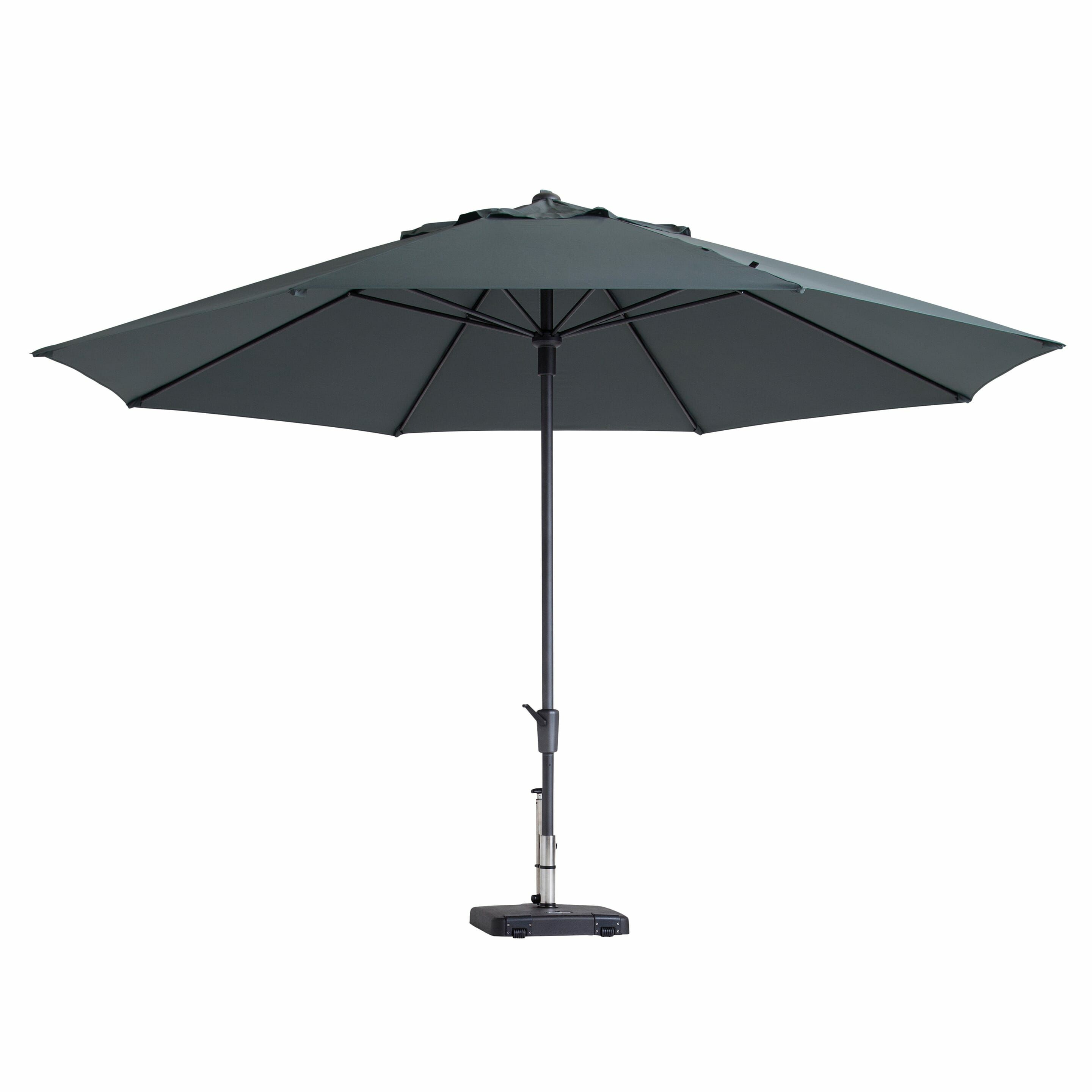 MADISON PAC8P014 Round Grey Polyester Parasol - 279cm - 8 Ribs