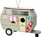 Pro Garden Vogelhuisje Caravan - Hout - Groen - 24 x 17 cm