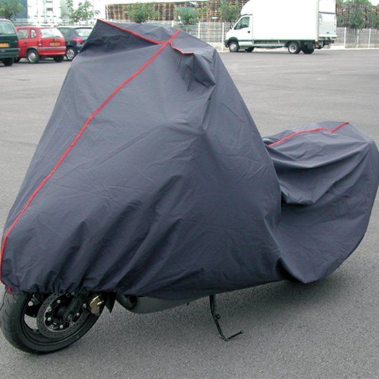 MSV Beschermhoes voor brommer/scooter/motor - universeel - 250 x 115 x 75 cm - Grijs