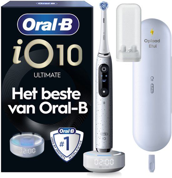 Oral-B iO Series 10 Elektrische Tandenborstel - Wit - 7 Modi - Volwassenen