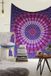 Ibenzoa® Inde Katoen Wandtapijt Mandala in Paars voor Boheemse Slaapkamerinrichting en Decoratie