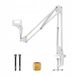 Maono Wit Microfoon Arm Statief voor Streaming en Studio