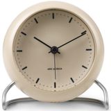 Réveil, diamètre 11 cm, sable beige