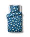 HEMA Housse de couette enfant 140x200cm flanelle vaisseau spatial (bleu)