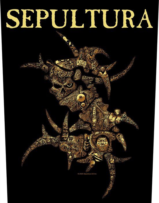 Sepultura Discography Unisex Embleem - meerkleurig - Standard