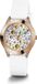 Guess GW0678L4 Mini Wonderlust Dames Polshorloge Wit Siliconen 34mm 3 ATM